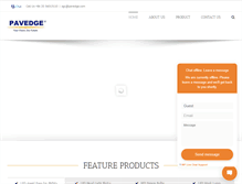 Tablet Screenshot of pavedge.com